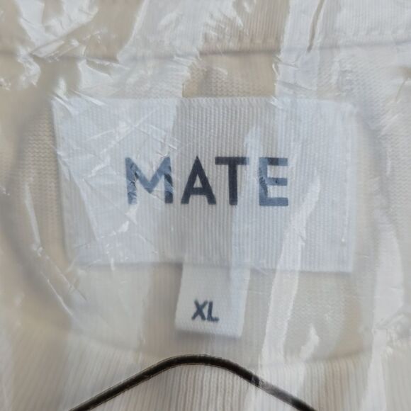 692 NWT Mate Men's Organic Heavyweight Cotton Relaxed Tee Size XL - Picture 4 of 6